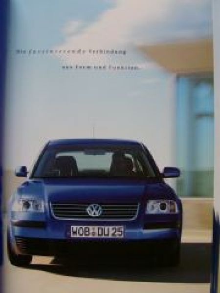 VW Passat +Highline Oktober 2002 Prospekt