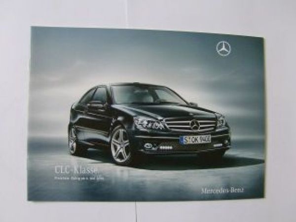 Mercedes Benz Preisliste CLC-Klasse Mai 2010 NEU