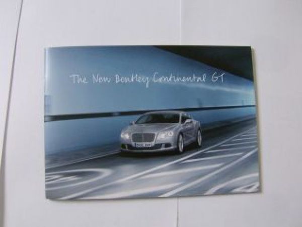 Bentley New Continental GT Pressemappe +CD 2010