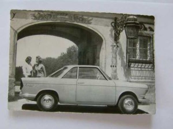 Original BMW 700 Coupè Postkarten Rarität