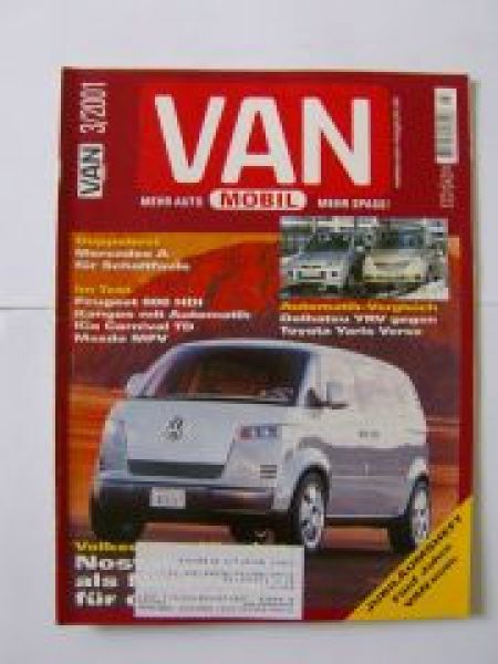 VAN 3/2001 Daihatsu YRV vs. Yaris Verso,Mazda MPV2.0, Kangoo