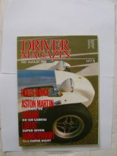 Driver Magazin 7+8/1988 Rolls Royce Corniche, Aston Martin Volan