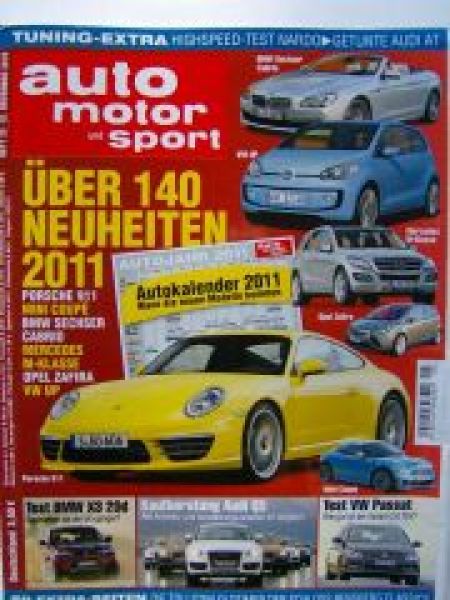 ams 25/2010 BMW X3 20d, Audi Q5, MTM A1, Mia Electric, VW Up