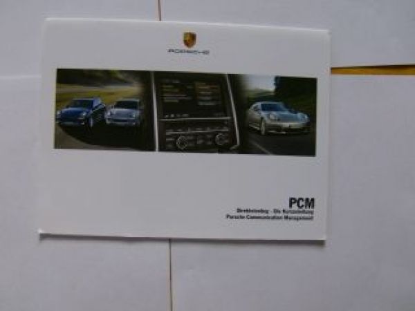 Porsche PCM Kurzanleitung Panamera +Cayenne