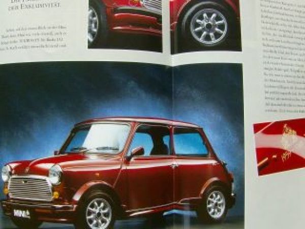 Rover Mini Thirty Sonderprospekt 1989 Rarität