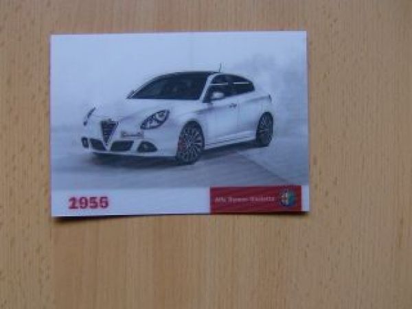 Alfa Romeo Giulietta Hologrammkarte 1955 +2010 NEU