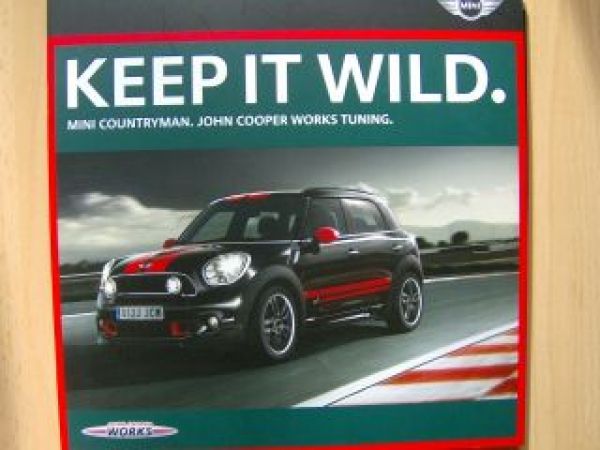 BMW Mini Countryman +JCW Zubehör Prospekt R60 August 2010