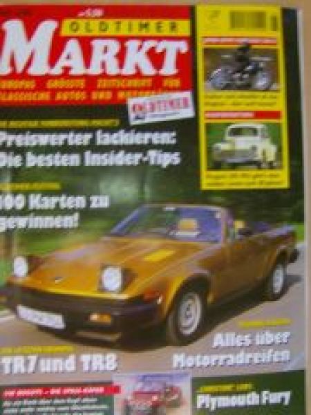 Markt 6/1998 TR7 TR8 VW Buggys Plymouth Fury Peugeot 203