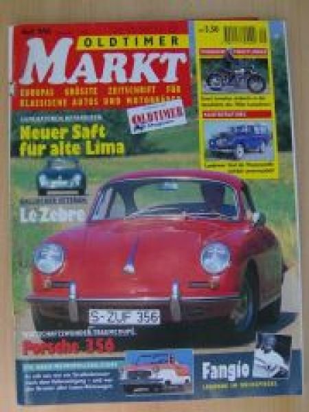 Markt 9/1995 Porsche 356, Nash-Metropolitan, Fangio, Landrover
