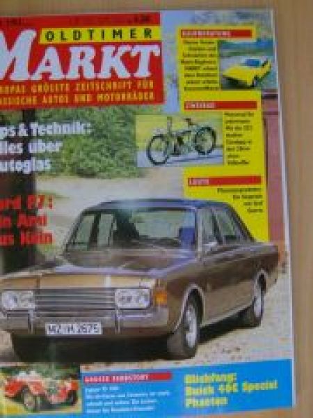 Markt 1/1993 Ford P7, Buick 40C Special Phaeton, Jaguar SS100