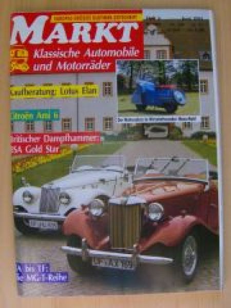 Markt 6/1991 MG T-Reihe, Lotus Elan, Citroen Ami 6,Ford Crestlin