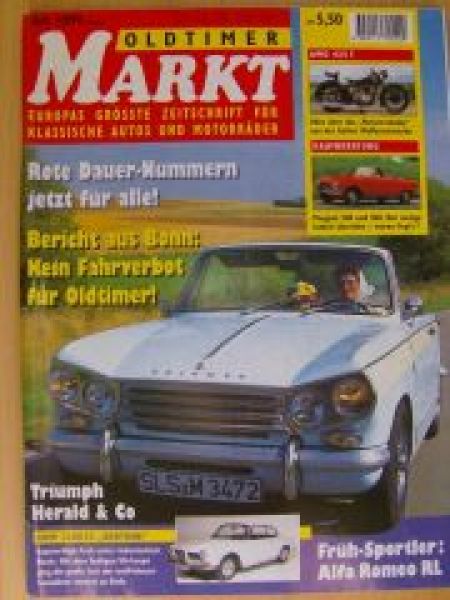 Markt 10/1994 Triumph Herald & Co., BMW 3200CS Bertone