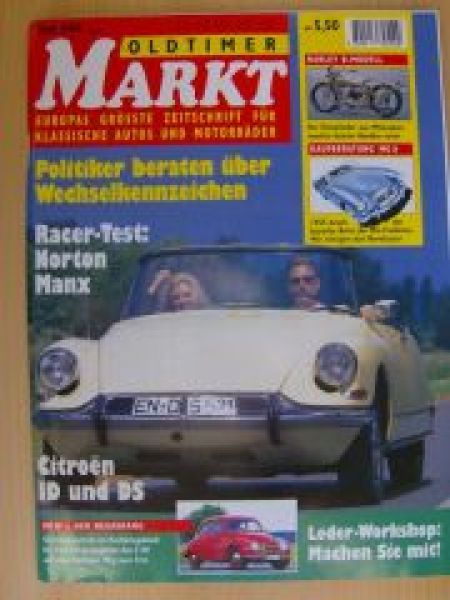 Markt 8/1994 Citoen ID DS DKW F89 3=6 Kaufberatung MG A