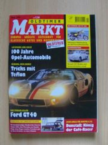 Markt 1/1999 Ford GT40, Mercedes 230S Universal, Renault 4CV