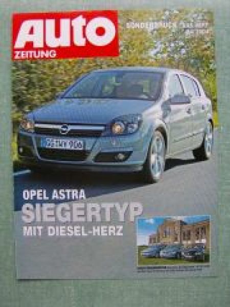 Auto Zeitung 24/2004 Opel Astra 1.9CDTi gegen Focus 20tdci Golf
