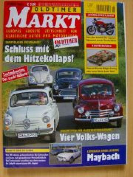 Markt 9/2002 Saab 99 +Turbo, Maybach, Maserati Biturbo