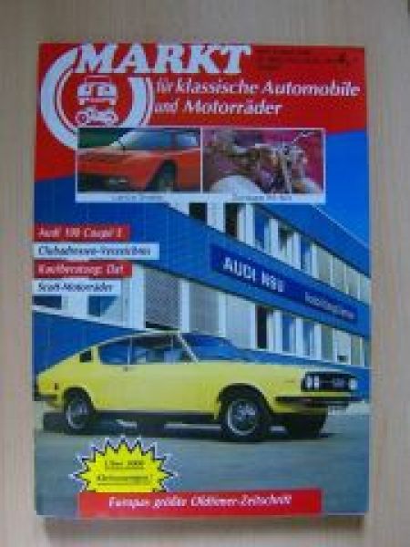 Markt 4/1988 Audi 100 Coupè S, DAF Kaufberatung, Lancia Stratos