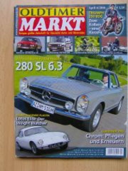 Markt 4/2010 Lotus Elite, Mercedes 280SL 6.3 Pagode, VW Polo G40