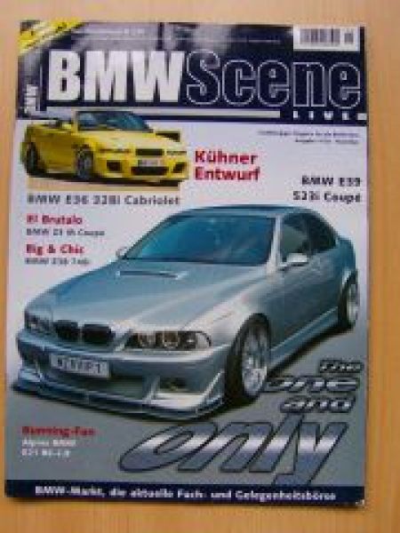 BMW Scene 11/2003 E30 E36 E38 Alpina B6 2,8, Z3 M Coupè E36/8