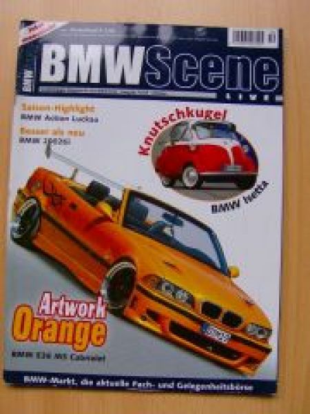 BMW Scene 10/2003 E34 E36 2002tii Alpina B3 Cabriolet E30, E39