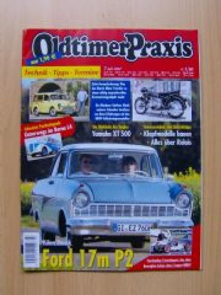Oldtimer Praxis 7/2007 Ford 17m P2 Berna L4 Morris Minor Travell