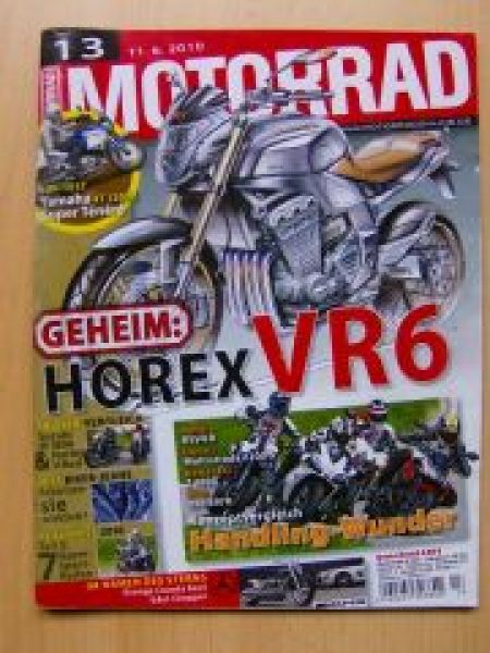 Motorrad 13/2010 Horex VR6 Aprilia RSV4R, Z1000, KTM 990 SM R