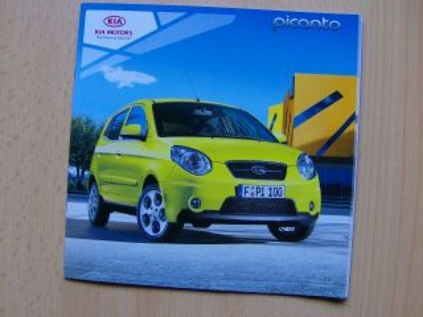 Kia Picanto Prospekt +Preisliste März 2010 NEU