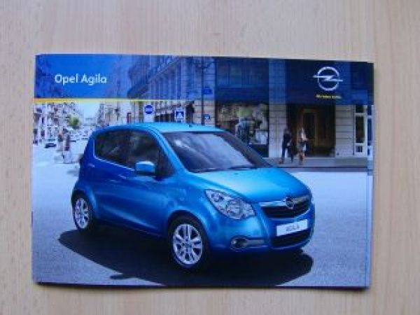 Opel Agila Prospekt +Preisliste April 2010 NEU