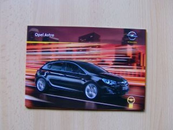 Opel Astra Prospekt Juni 2010 +Limited +OPC Line