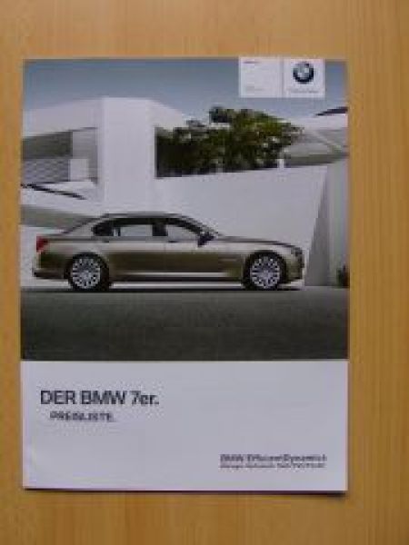 BMW 7er Limousine F01 F02 740i-760Li,730d-740d xDrive Januar 201