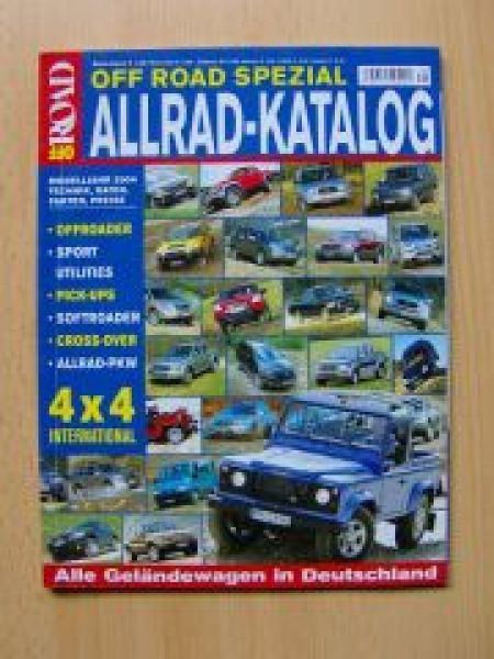 OFF ROAD Allrad-Katalog Spezial 2004 Alpina BMW Bentley Kia