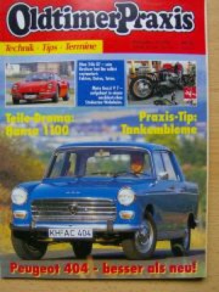 Oldtimer Praxis 12/1993 Peugeot 404, Dino 246 GT,Mercedes 300SEL