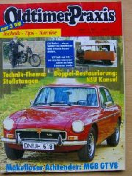 Oldtimer Praxis 1/1994 MGB GT V8, VW Bulli von 1957,Renault