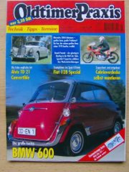 Oldtimer Praxis 5/2001 BMW 600, Alvis TD21 Convertible