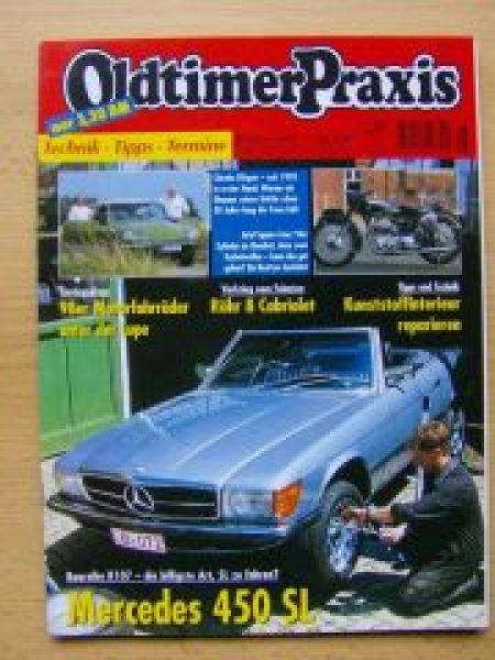 Oldtimer Praxis 8/2000 Röhr 8 Cabriolet, Citroen DSuper,450SL R1