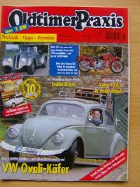 Oldtimer Praxis 3/2000 VW Ovali-Käfer, BMW 328,Volvo 144