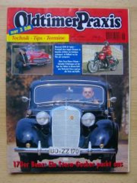 Oldtimer Praxis 6/1996 Mercedes 170er, Maserati 3500 GT Spider