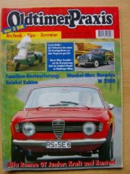 Oldtimer Praxis 10/1994 Alfa Romeo GT Junior, Morris Minor Trave