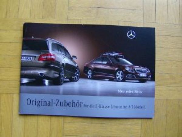 Mercedes Benz E-Klasse  BR212 Original Zubehör November 2009 NEU