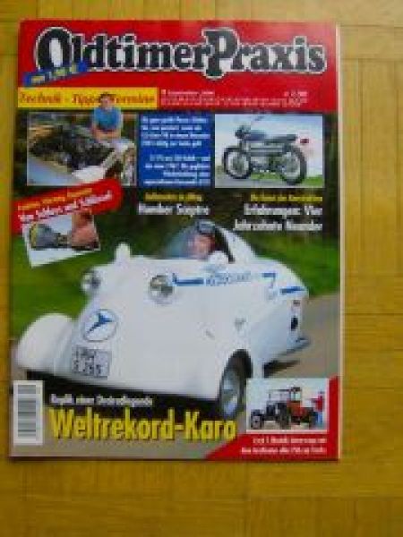 Oldtimer Praxis 9/2006 Messerschmitt 200 Super, Ford T