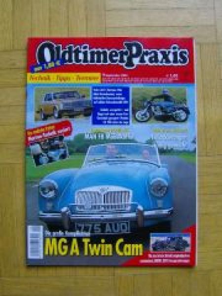 Oldtimer Praxis 9/2005 Volvo 262 C Bertone, MG A Twin Cam, BMW 3