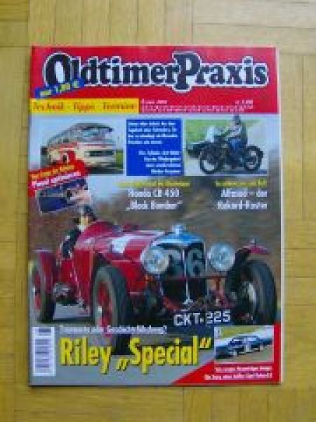 Oldtimer Praxis 6/2005 Riley Special, Opel Rekord B, Alfasud