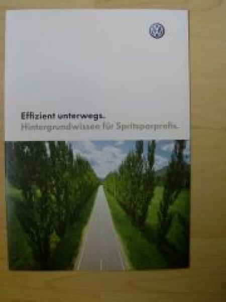VW Effizient unterwegs Hintergrundwissen für Spritsparprofis