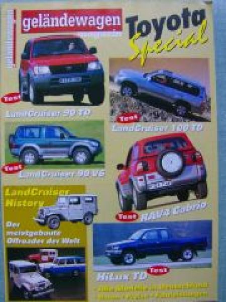 geländewagen magazin Toyota Spezial Land Cruiser 90TD 90V6 100TD