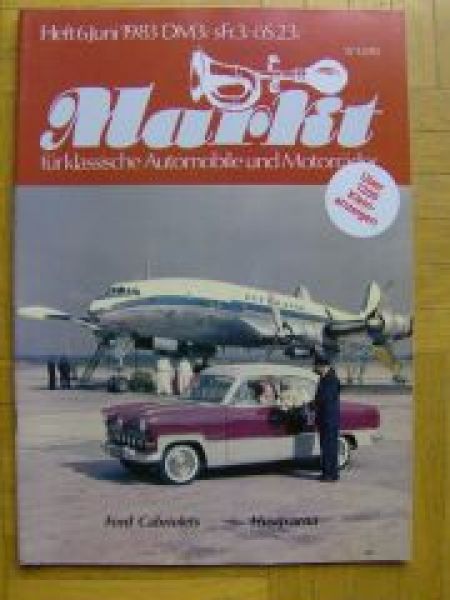 Markt 6/1983 Ford Cabriolets, Husqvarna, Lloyd Arabella