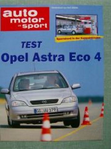 AMS 18/2000 Opel Astra Eco 4 TEST Sparrekord