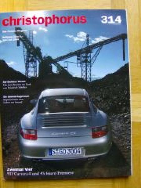 christophorus Nr.314 911 Carrera 4 und 4S, Boxster