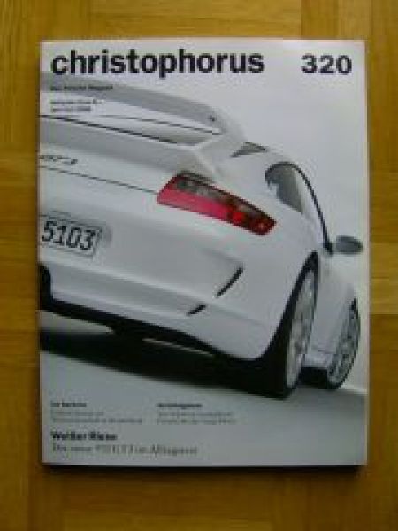 christophorus Nr.320 911 GT3, 911 Turbo,RS Spyder,Cayenne Turbo