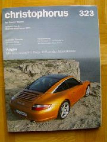 christophorus Nr.323 911 Targa 4/4S, Cayenne, 911 GT3 RS