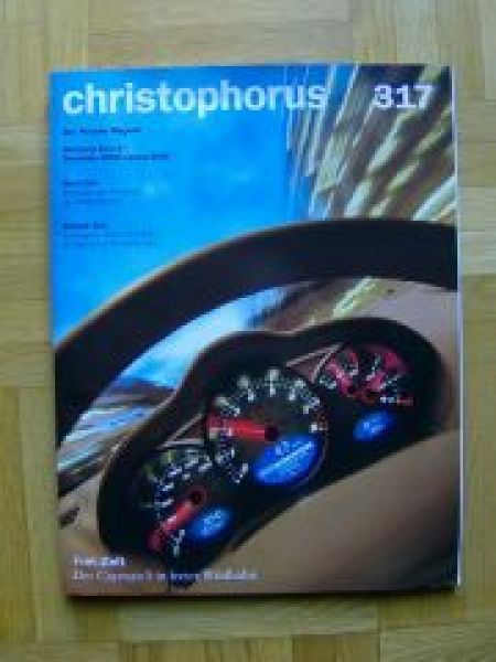 christophorus Nr.317 Cayman S, RS Spyder, Cayenne +Hybrid Techni